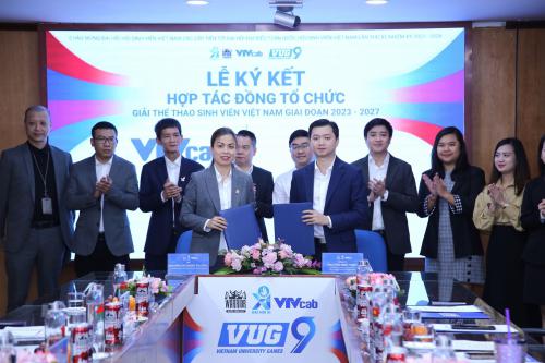 VTVCab đồng tổ chức Giải Thể thao Sinh viên Việt Nam - VUG - Vietnam University Games giai đoạn 2023 - 2027